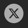 The social networking platform, X, has a new icon. It displays in the UW Theme as a gray circle with the branded X in the center.